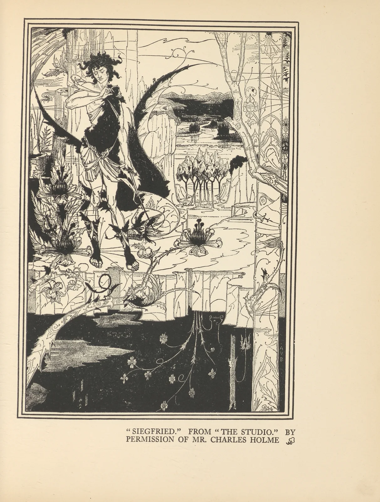 Siegfried av Aubrey Vincent Beardsley
