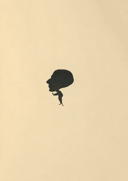 Silhouette of Aubrey Beardsley av Aubrey Vincent Beardsley
