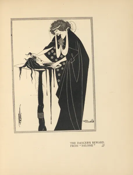 The Dancer’s Reward. From ‘Salome’ – nr 1 av Aubrey Vincent Beardsley