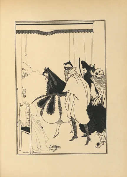 The Death of Pierrot. From ‘The Savoy’ No.5 av Aubrey Vincent Beardsley