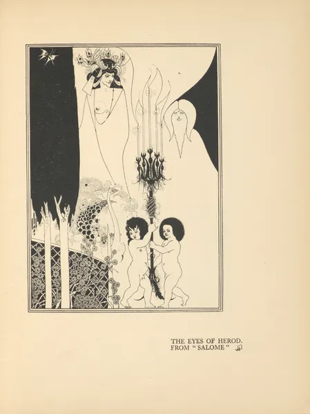 The Eyes of Herod. From ‘Salome’ av Aubrey Vincent Beardsley