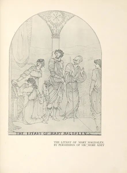 The Litany of Mary Magdalen – nr 1 av Aubrey Vincent Beardsley