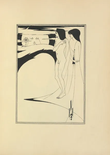 The Man in the Moon From ‘Salome’ av Aubrey Vincent Beardsley