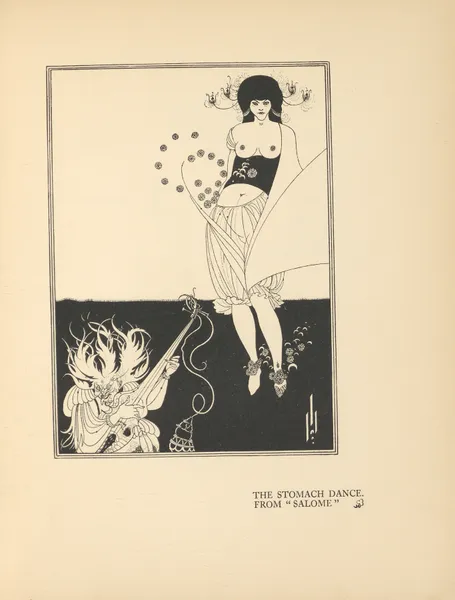 The Stomach Dance. From ‘Salome’ av Aubrey Vincent Beardsley