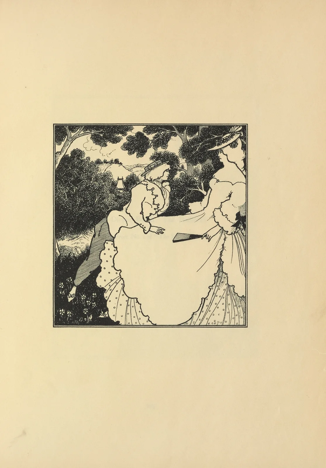 The Three Musicians av Aubrey Vincent Beardsley