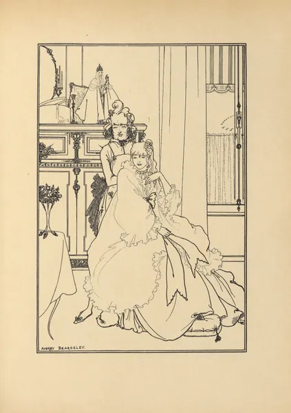 The Toilet of Helen. From ‘The Savoy’ No.1 av Aubrey Vincent Beardsley