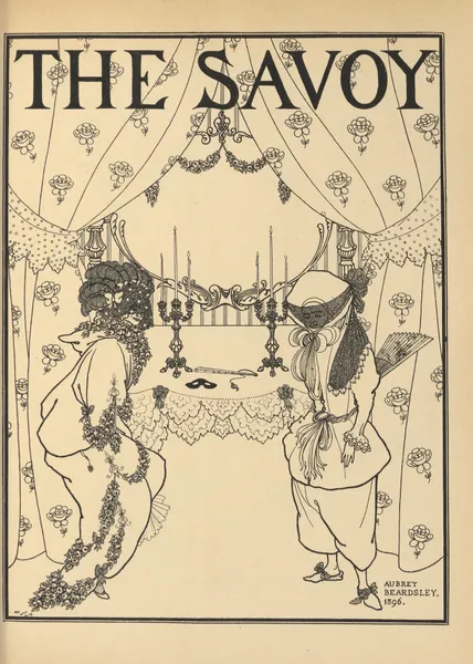 Title-Page. From ‘The Savoy’ No.1 And 2 av Aubrey Vincent Beardsley