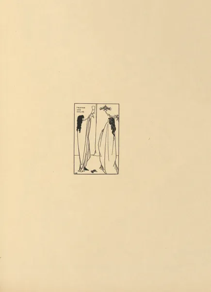 Tristan Und Isolde. From ‘The Savoy’ No.7 av Aubrey Vincent Beardsley
