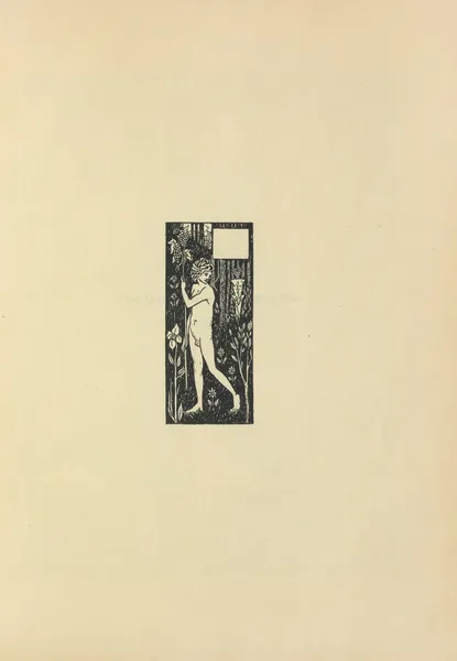 Vignette From ‘Le Morte Darthur’, 1897 – nr 9 av Aubrey Vincent Beardsley