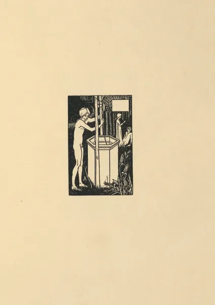 Vignette. From ‘Le Morte d’Arthur’ – nr 12 av Aubrey Vincent Beardsley