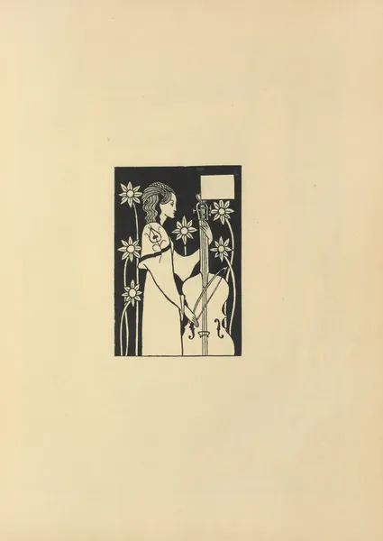 Vignette From ‘Le Morte Darthur’, 1897 – nr 3 av Aubrey Vincent Beardsley