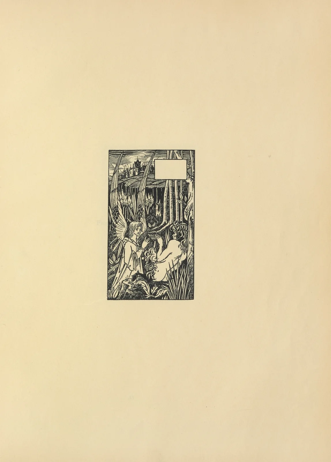 Vignette From ‘Le Morte Darthur’, 1897 – nr 4 av Aubrey Vincent Beardsley
