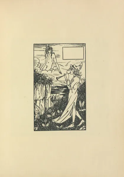 Vignette From ‘Le Morte Darthur’, 1897 – nr 7 av Aubrey Vincent Beardsley