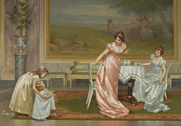 The Tea Party av Vittorio Reggianini
