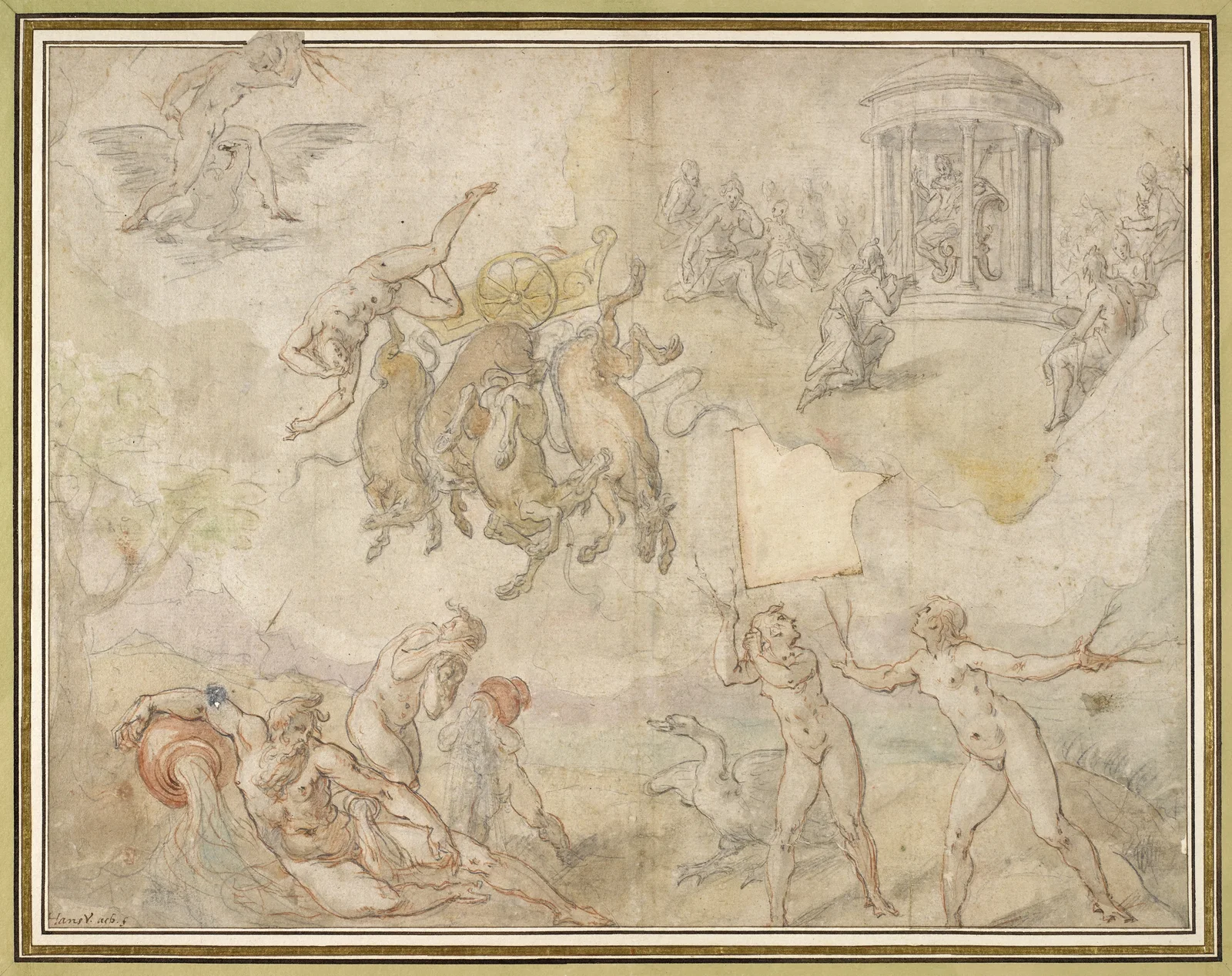 Der Sturz des Phaeton av Hans von Aachen