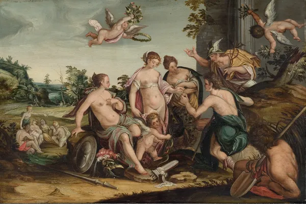 The Judgement of Paris av Hans von Aachen