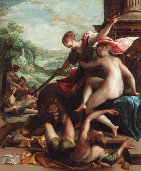 The Triumph of Truth av Hans von Aachen