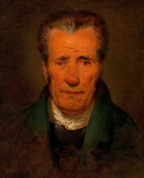 Franz de Paula Amerling (Großvater des Künstlers) av Friedrich von Amerling