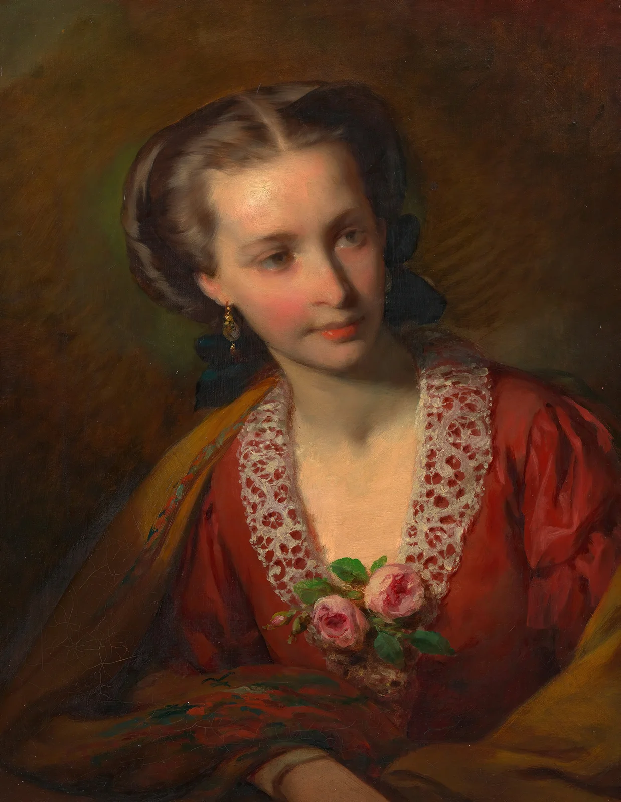 Hermine Amerling (Schwägerin Friedrich Amerlings) av Friedrich von Amerling