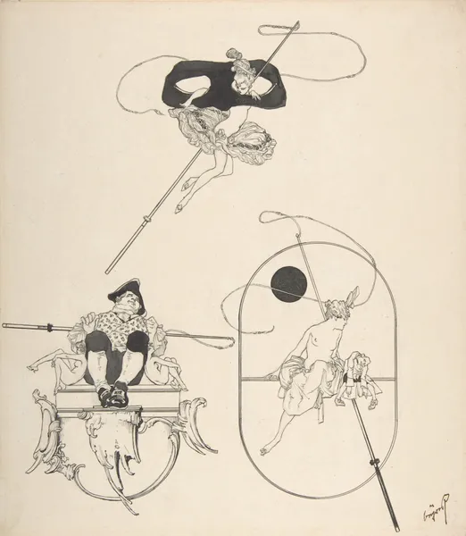 Three Vignettes for Book Illustration av Franz von Bayros