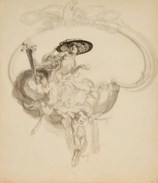 Venus triumphans av Franz von Bayros