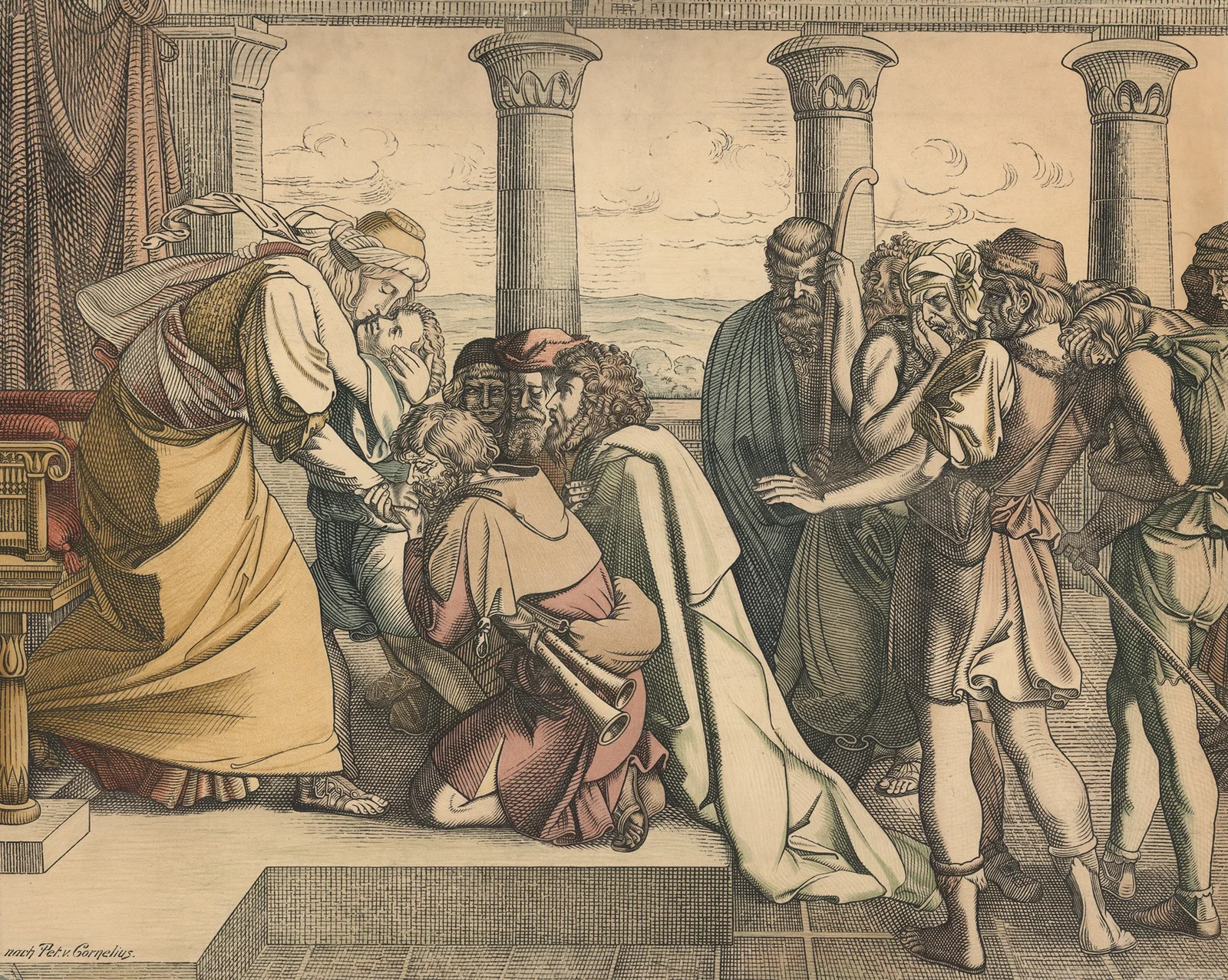 Joseph reveals himself av Peter von Cornelius