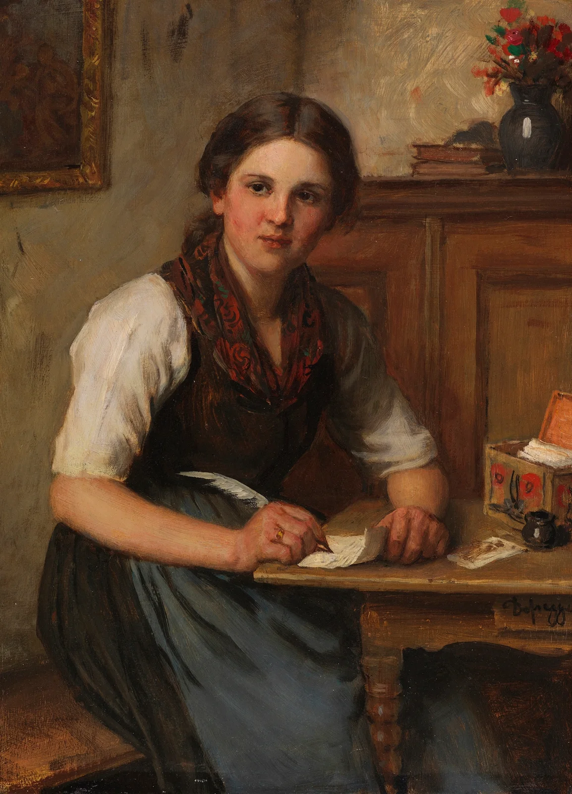 Dirndl av Franz von Defregger