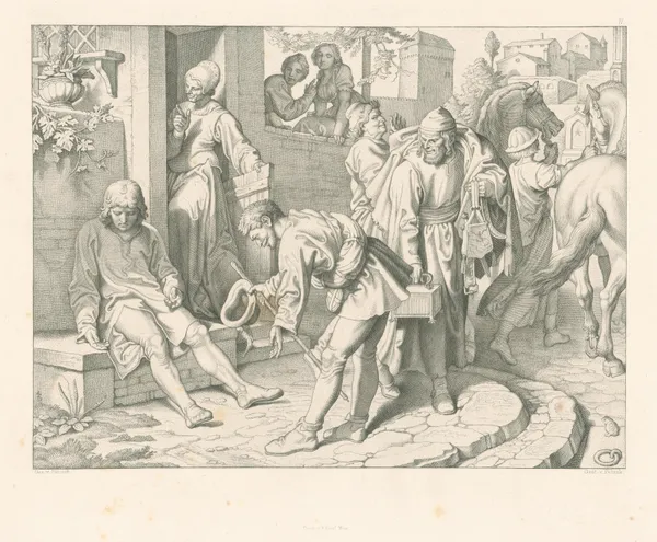 Koniec bezstarostného života av Joseph von Führich