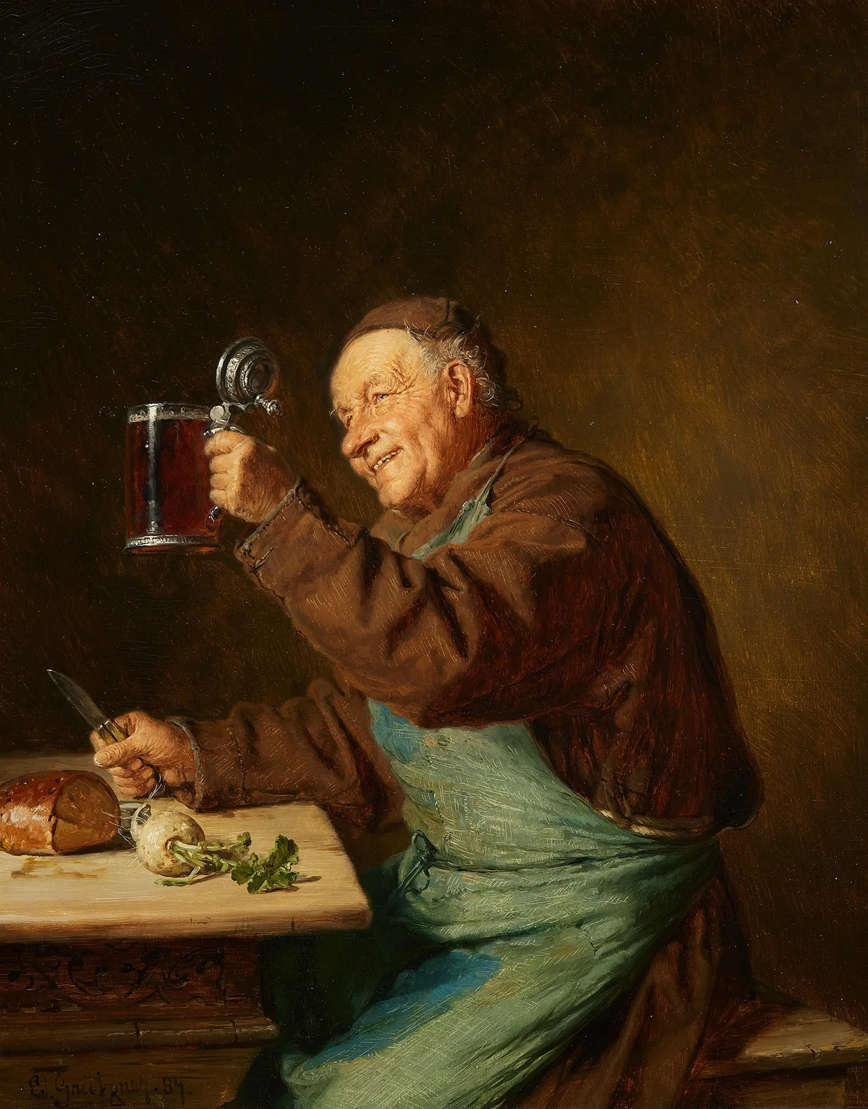 Prosit av Eduard von Grützner