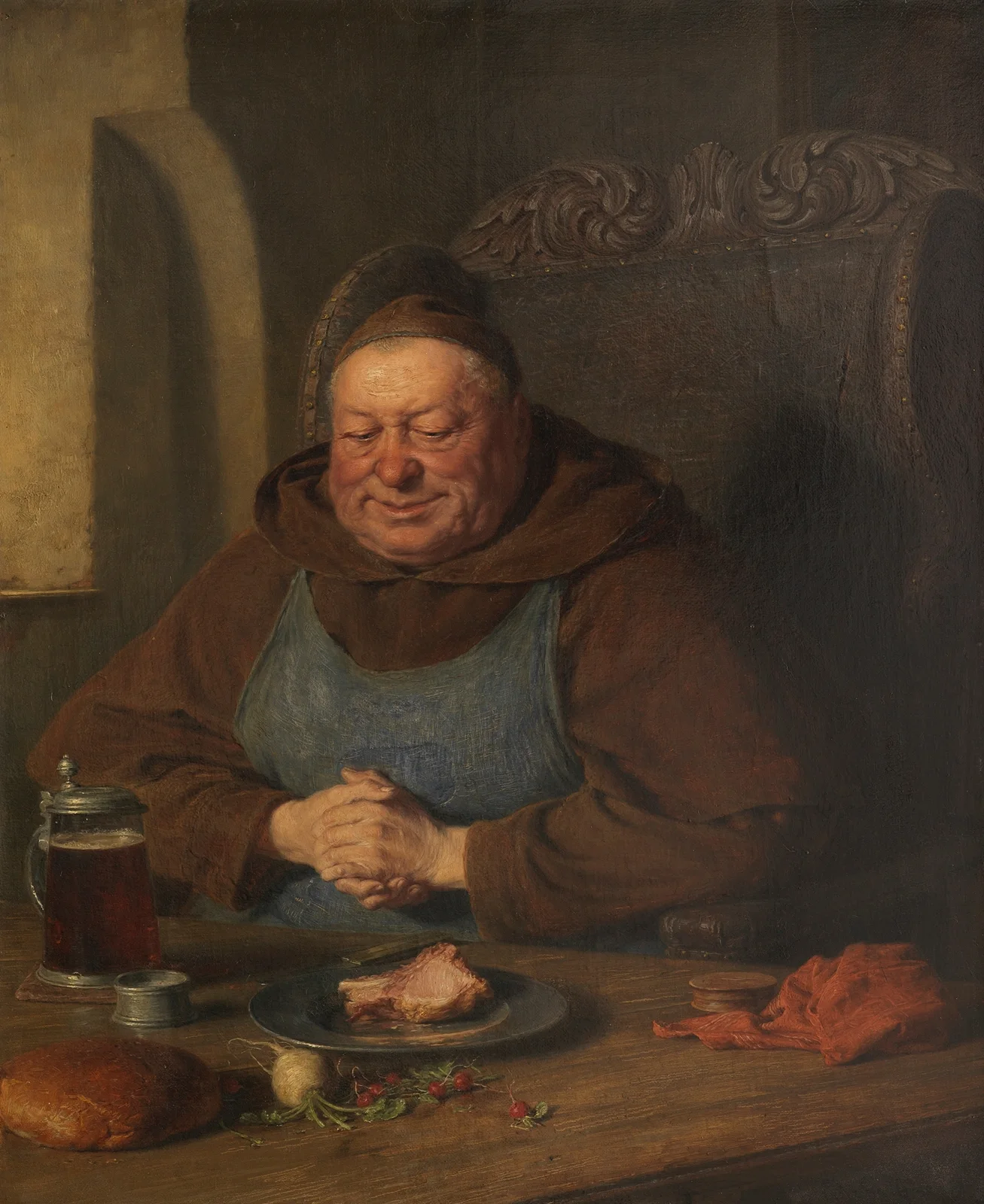 Vesperzeit av Eduard von Grützner