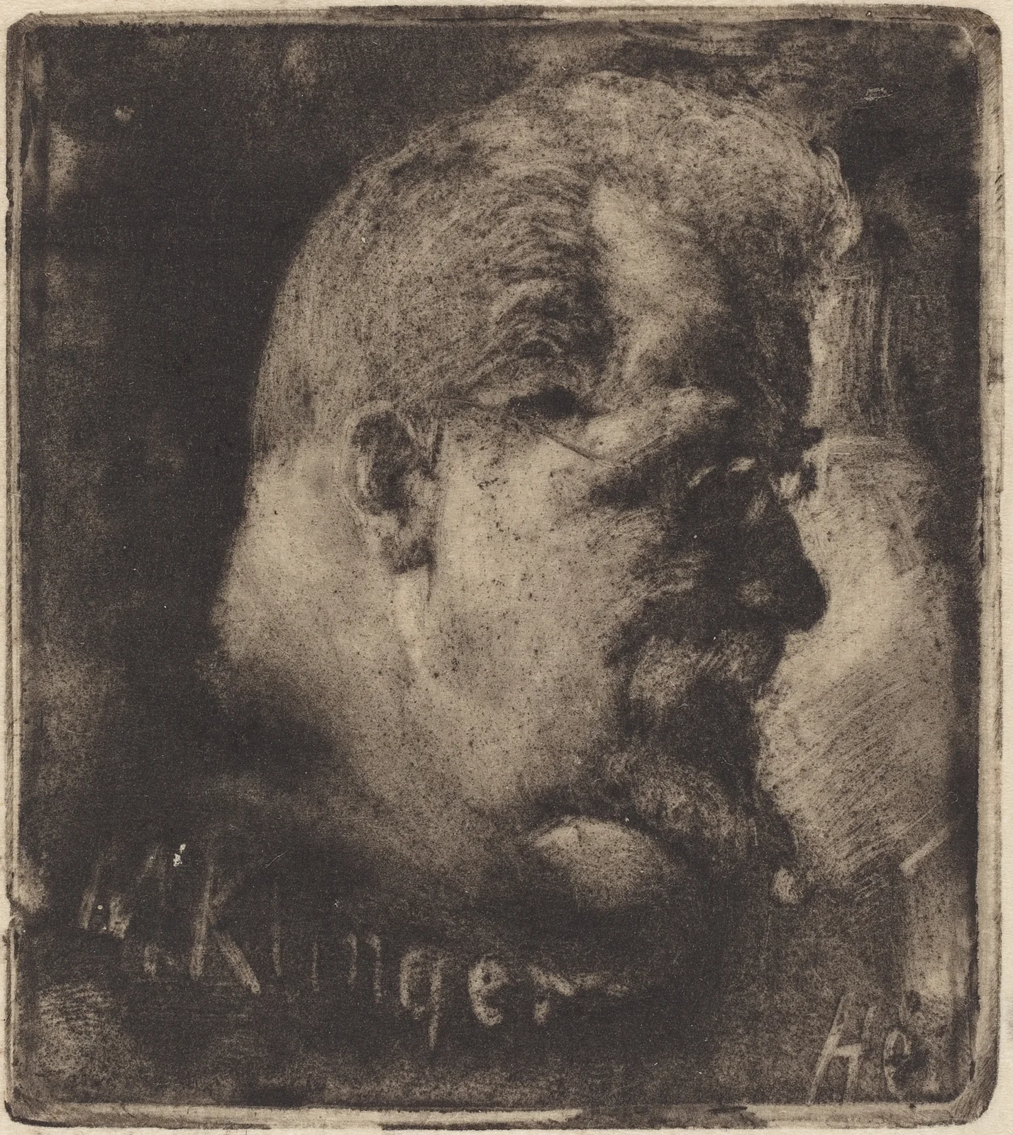 Max Klinger av Sir Hubert von Herkomer