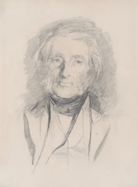 Portrait of John Ruskin av Sir Hubert von Herkomer