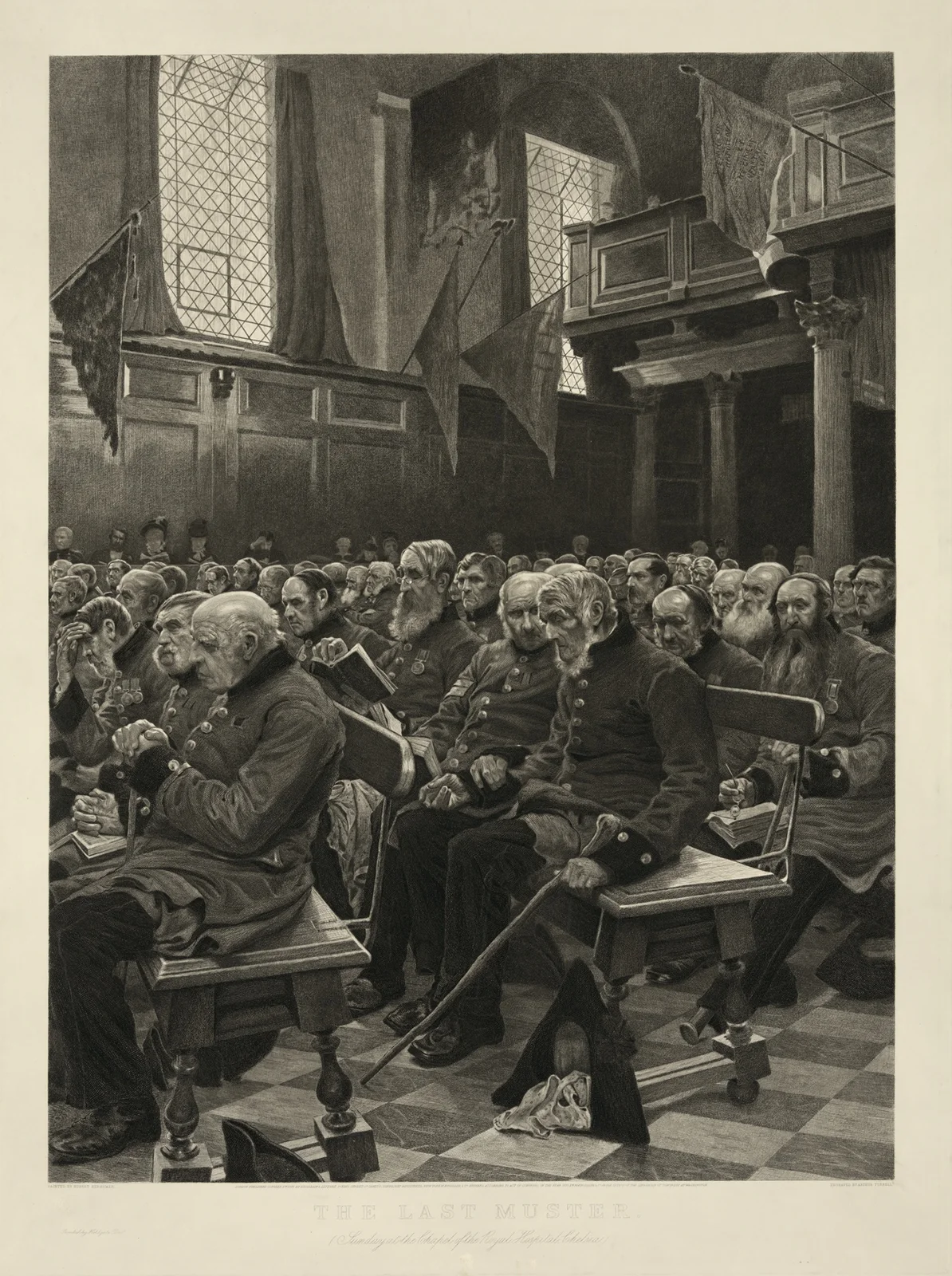 The last muster av Sir Hubert von Herkomer