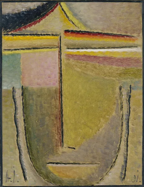 Abstract Head,Apollo av Alexej von Jawlensky