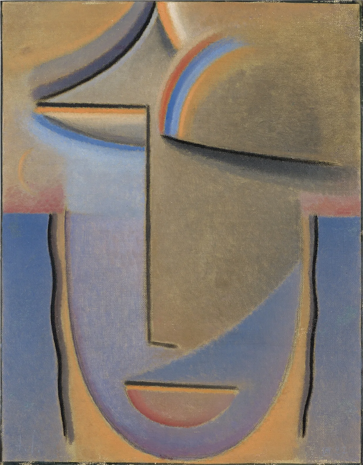 Abstract Head, Evening av Alexej von Jawlensky