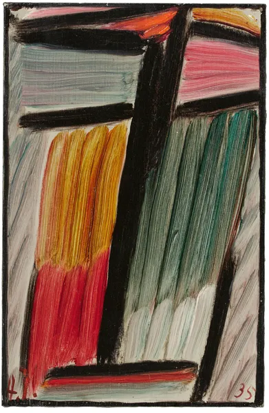 Meditation. Ein Brausen kam einher av Alexej von Jawlensky
