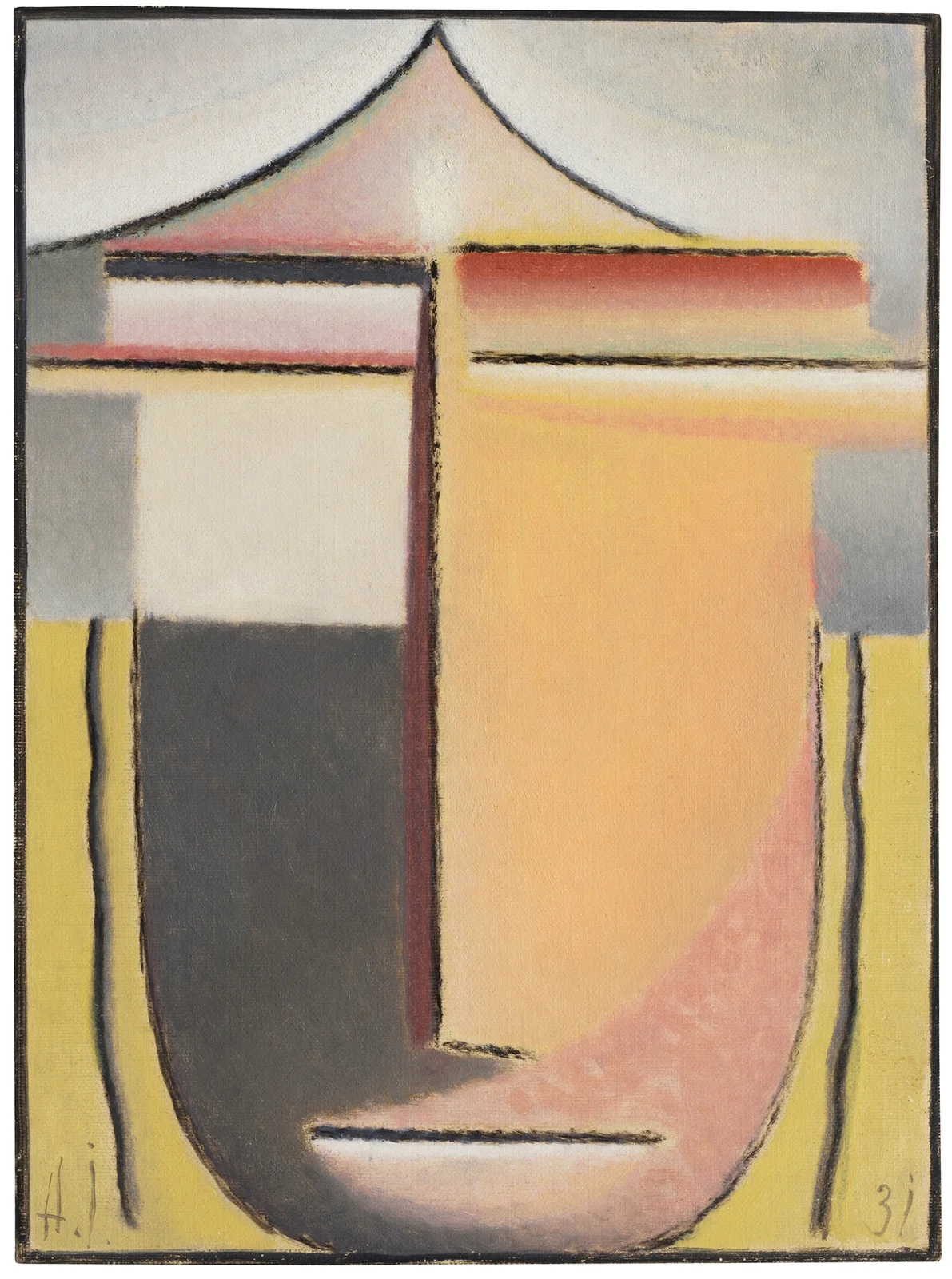 Nordisch (Großer Abstrakter Kopf) av Alexej von Jawlensky