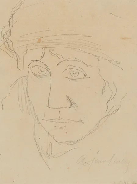 Porträt Tony Kirchhoff, Wiesbaden av Alexej von Jawlensky