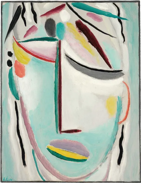 Saviour’s face,Martyr av Alexej von Jawlensky