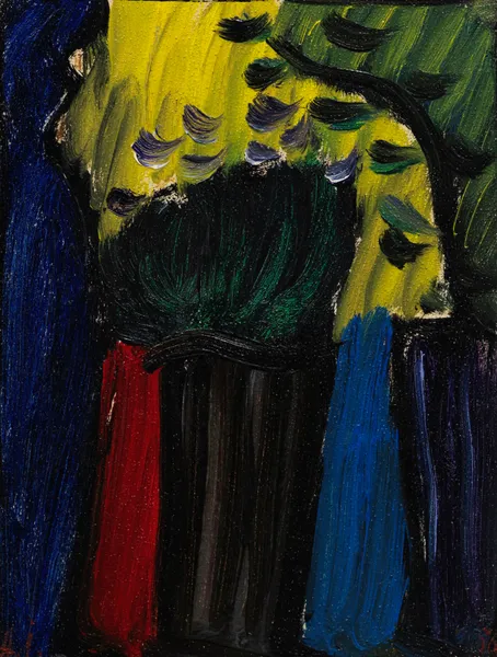 Stillleben; Blumen im Gegenlicht av Alexej von Jawlensky