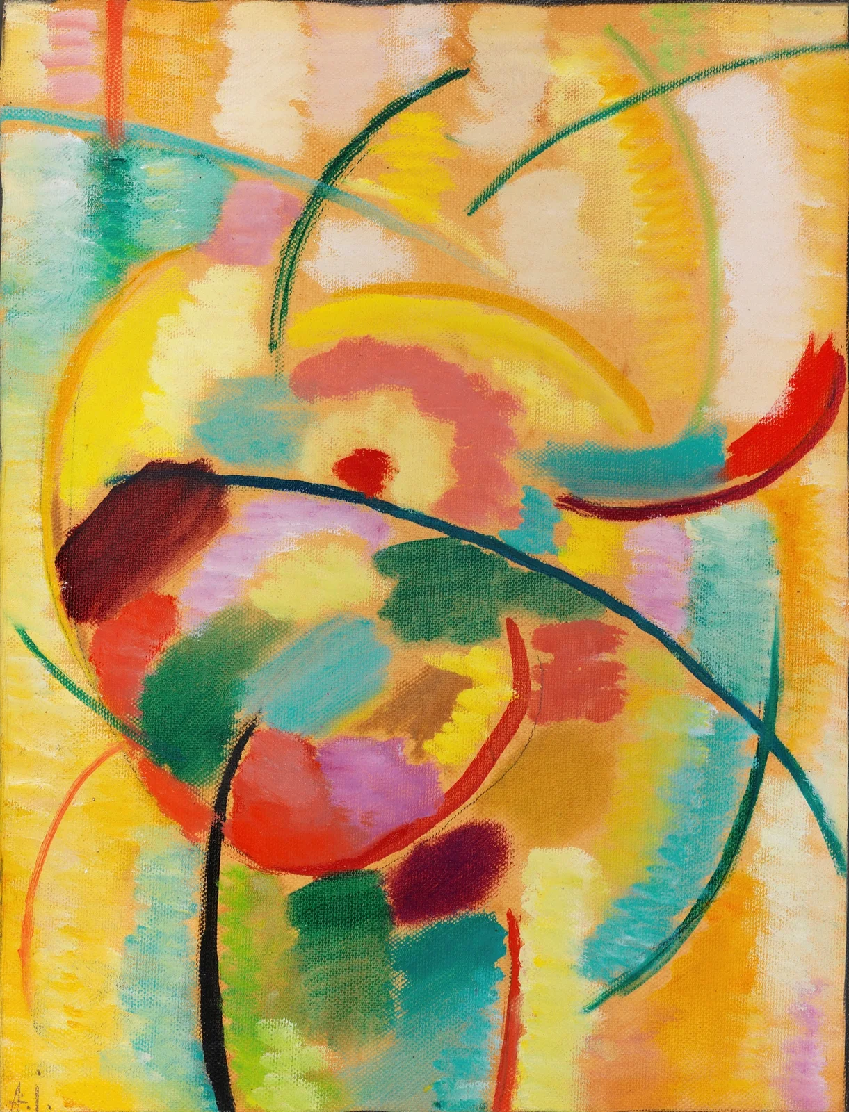 Stillleben, 1917 av Alexej von Jawlensky