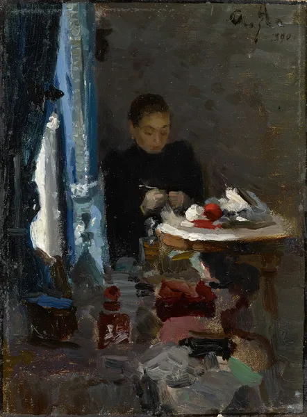 The Artist’s Mother av Alexej von Jawlensky