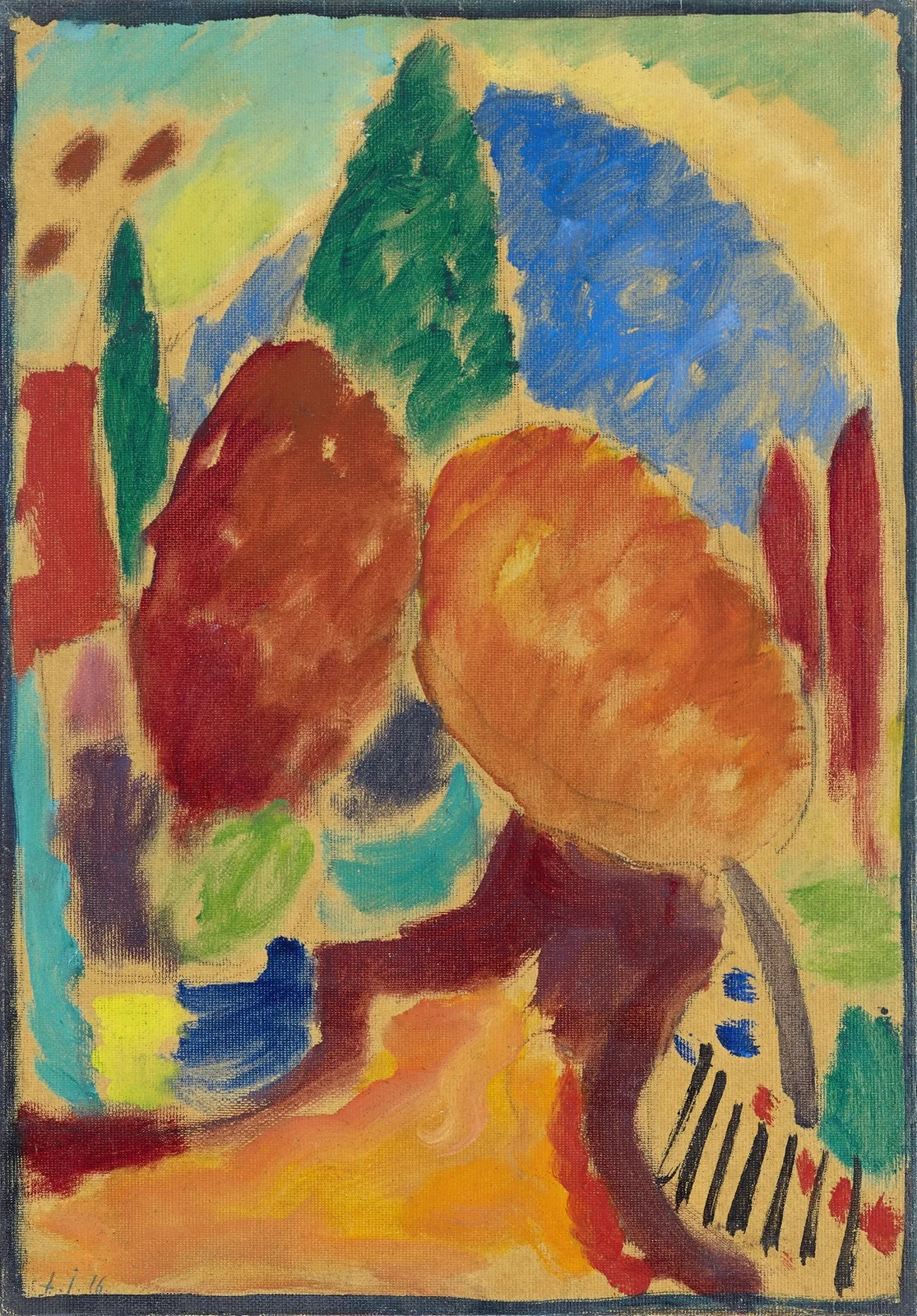 The Orange Path av Alexej von Jawlensky