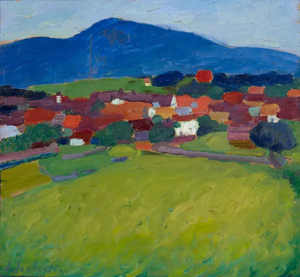 The Village Of Murnau av Alexej von Jawlensky