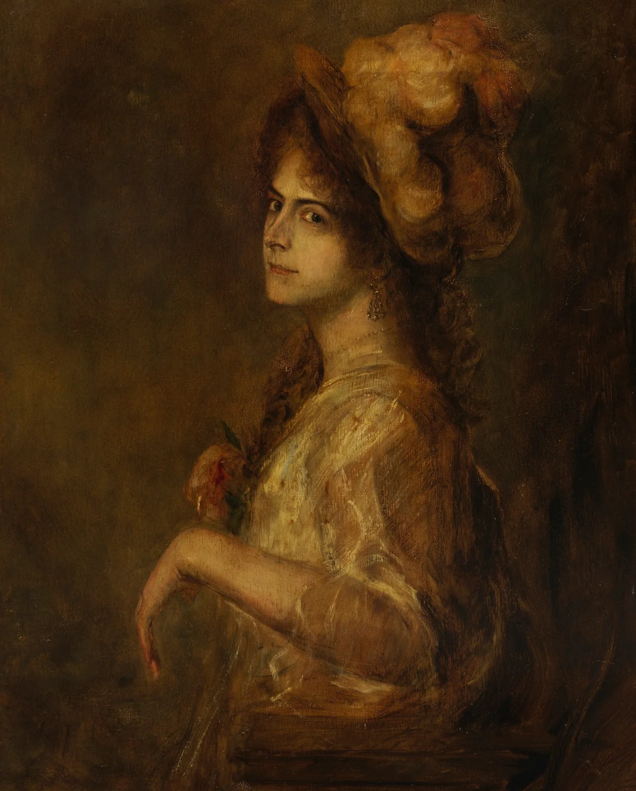 Marion Franchetti av Franz von Lenbach
