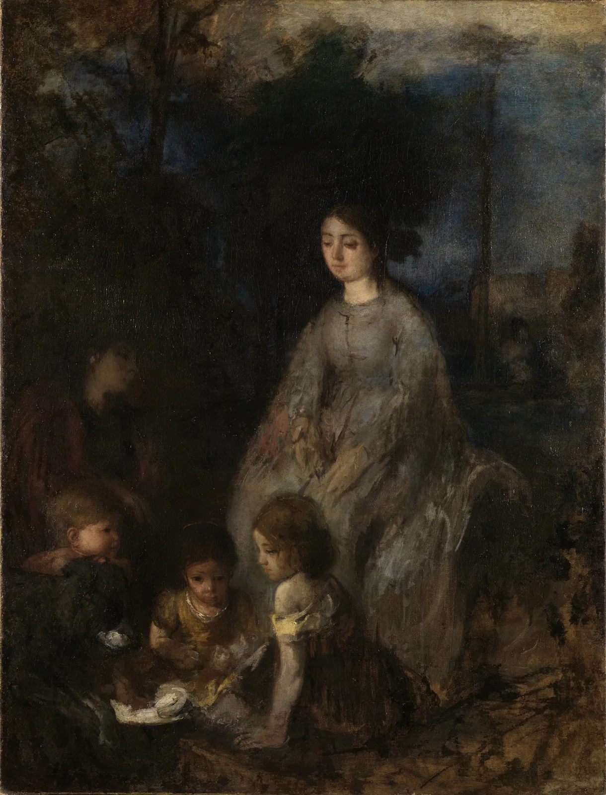 Familienbild II av Hans Von Marées