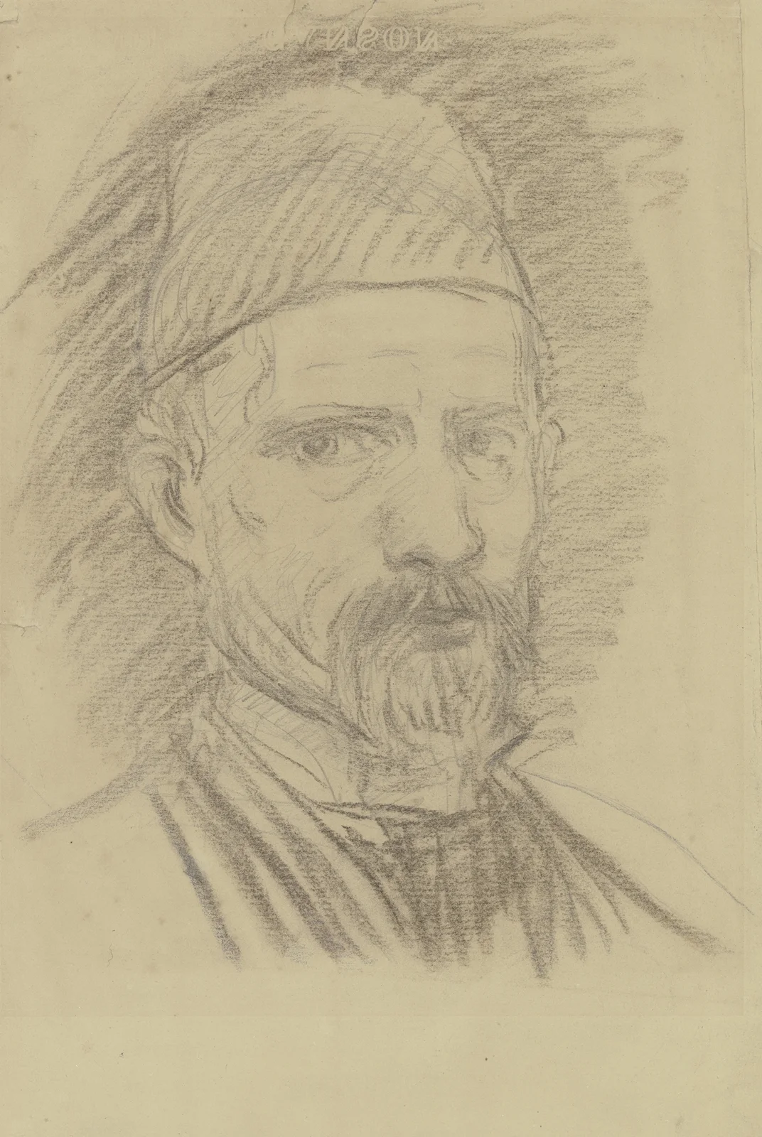 Self-portrait av Hans Von Marées