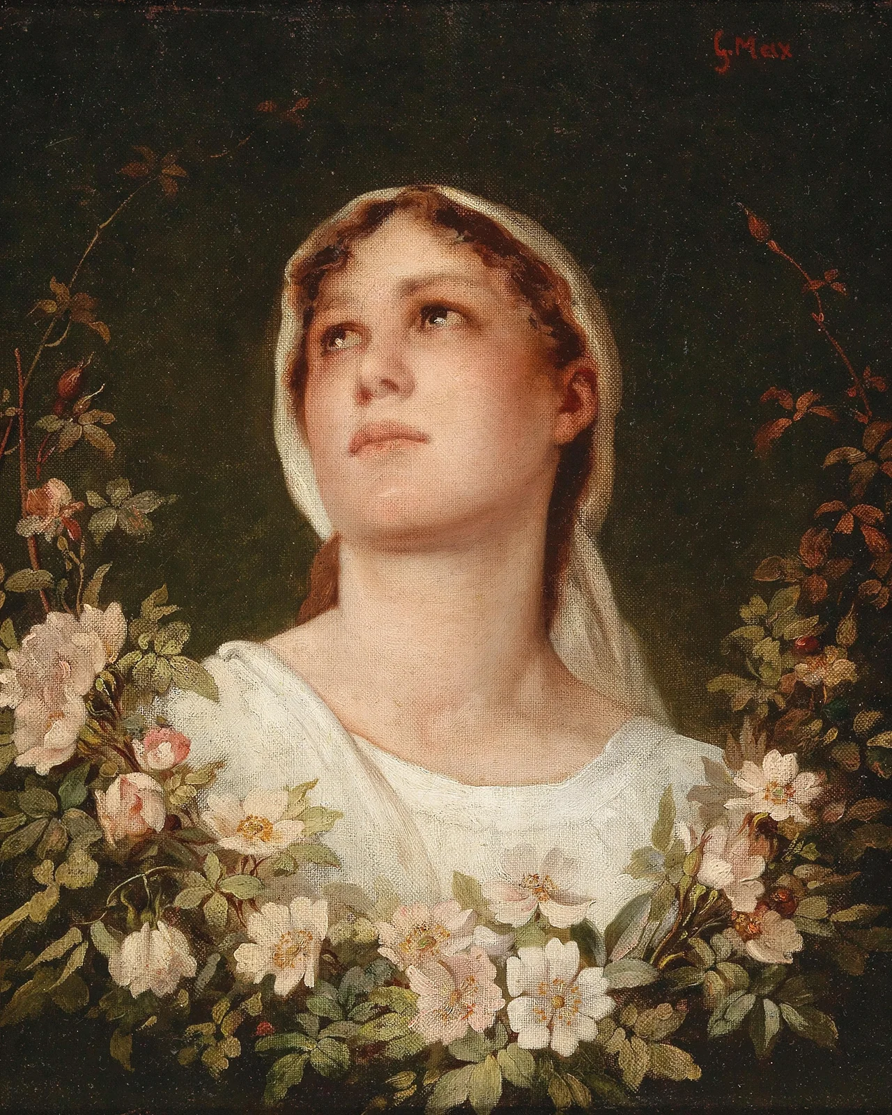 Daydreaming av Gabriel von Max