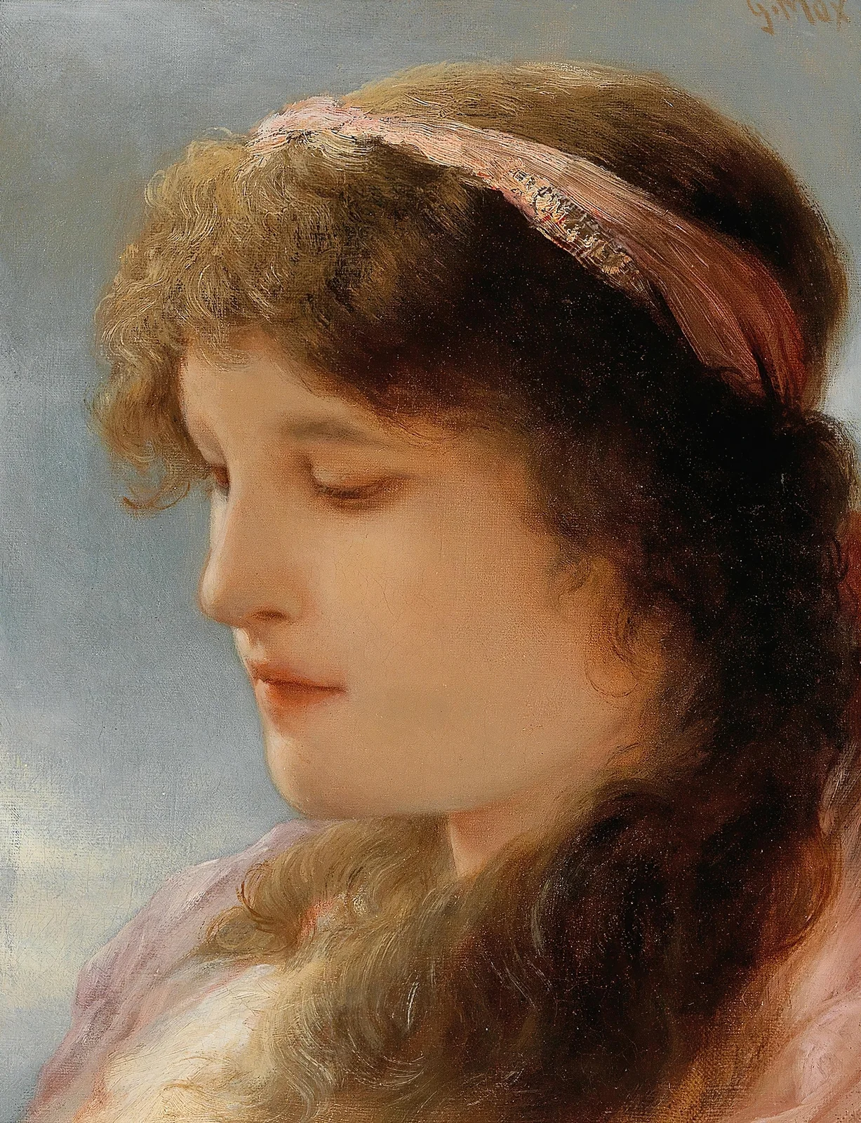 Daydreaming av Gabriel von Max