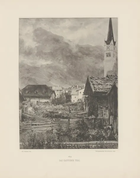 Das Gasteiner Thal av Adolph von Menzel